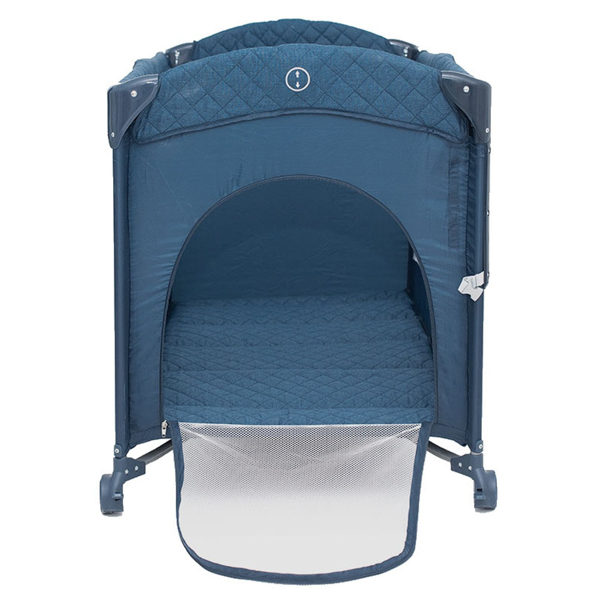 Olmitos - Berço de viagem co-sleeping 3 em 1, cercadinho e berço clássico - Dobrável em 2 alturas, entrada lateral e rodas com freio da Olmitos