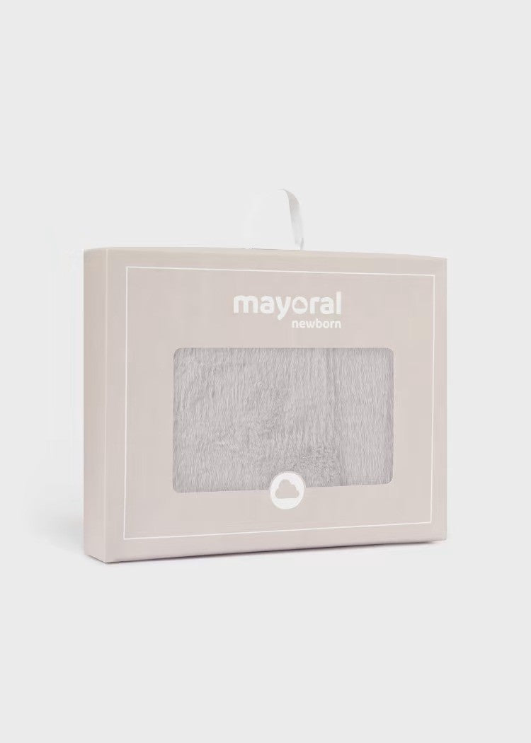 Manta Pelo Pompones de Mayoral