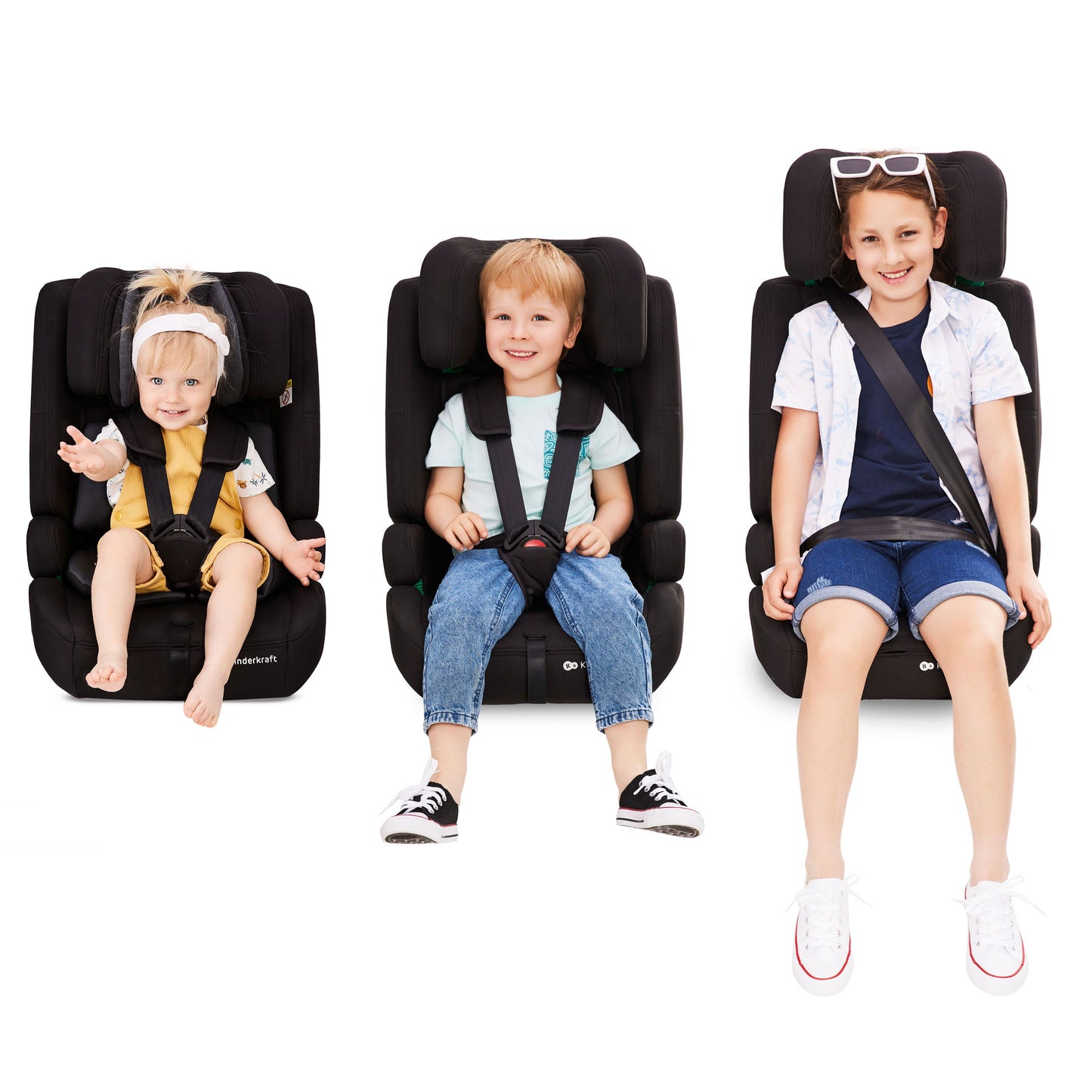 Kinderkraft SAFETY FIX 2 I-SIZE 75-150 cm Silla coche grupo 1 2 3 isofix, Arnés 5 puntos