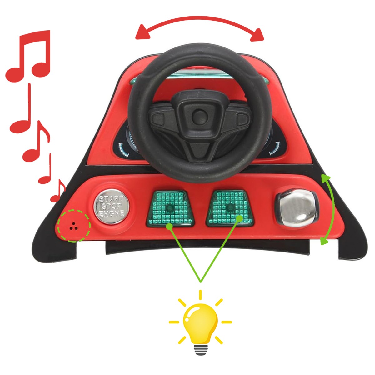Olmitos - Andador bebé 3 en 1 RACING: Correpasillos y Carrito de Empuje para bebés – a partir de 6 meses para aprendizaje