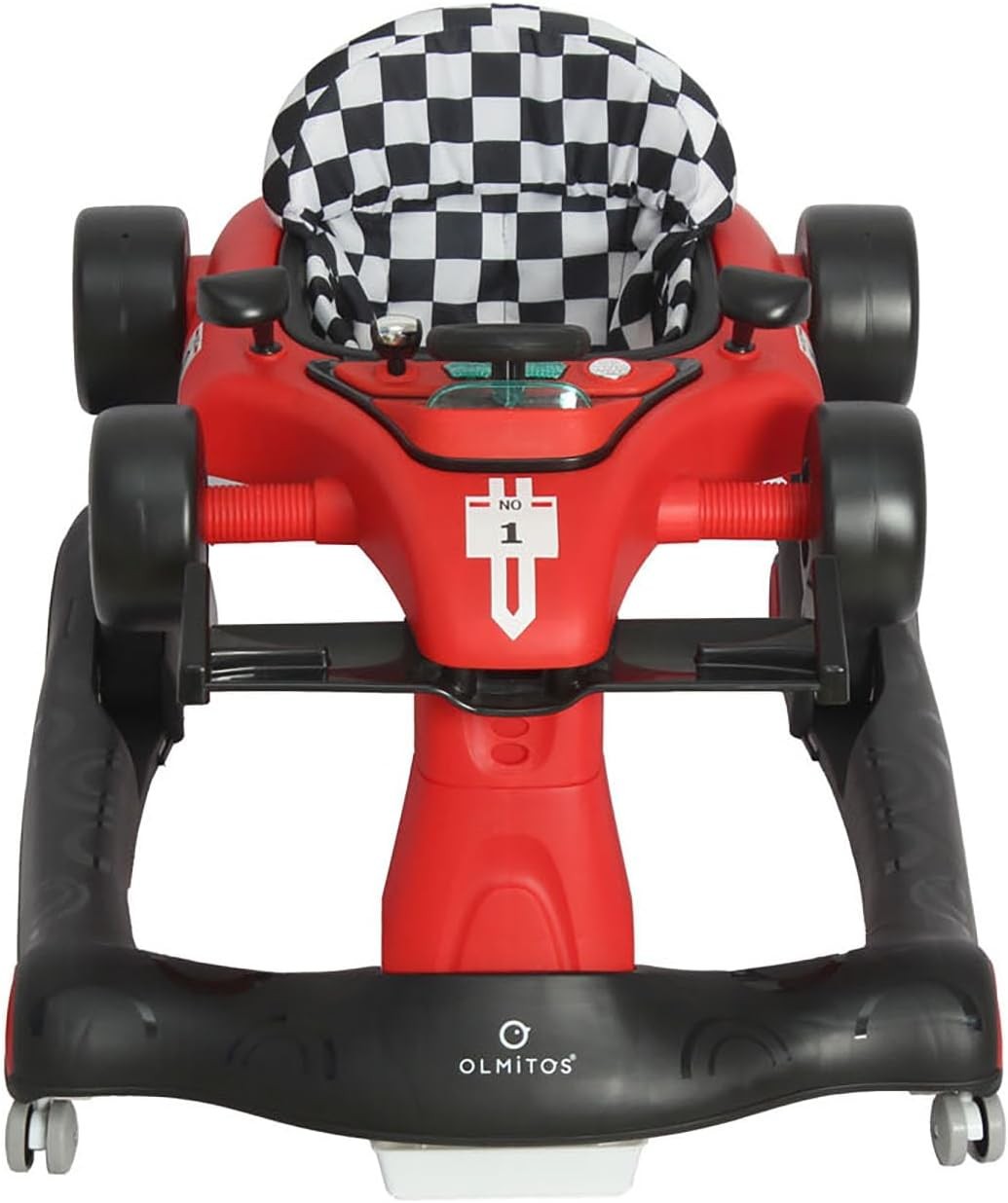 Olmitos - Andador bebé 3 en 1 RACING: Correpasillos y Carrito de Empuje para bebés – a partir de 6 meses para aprendizaje