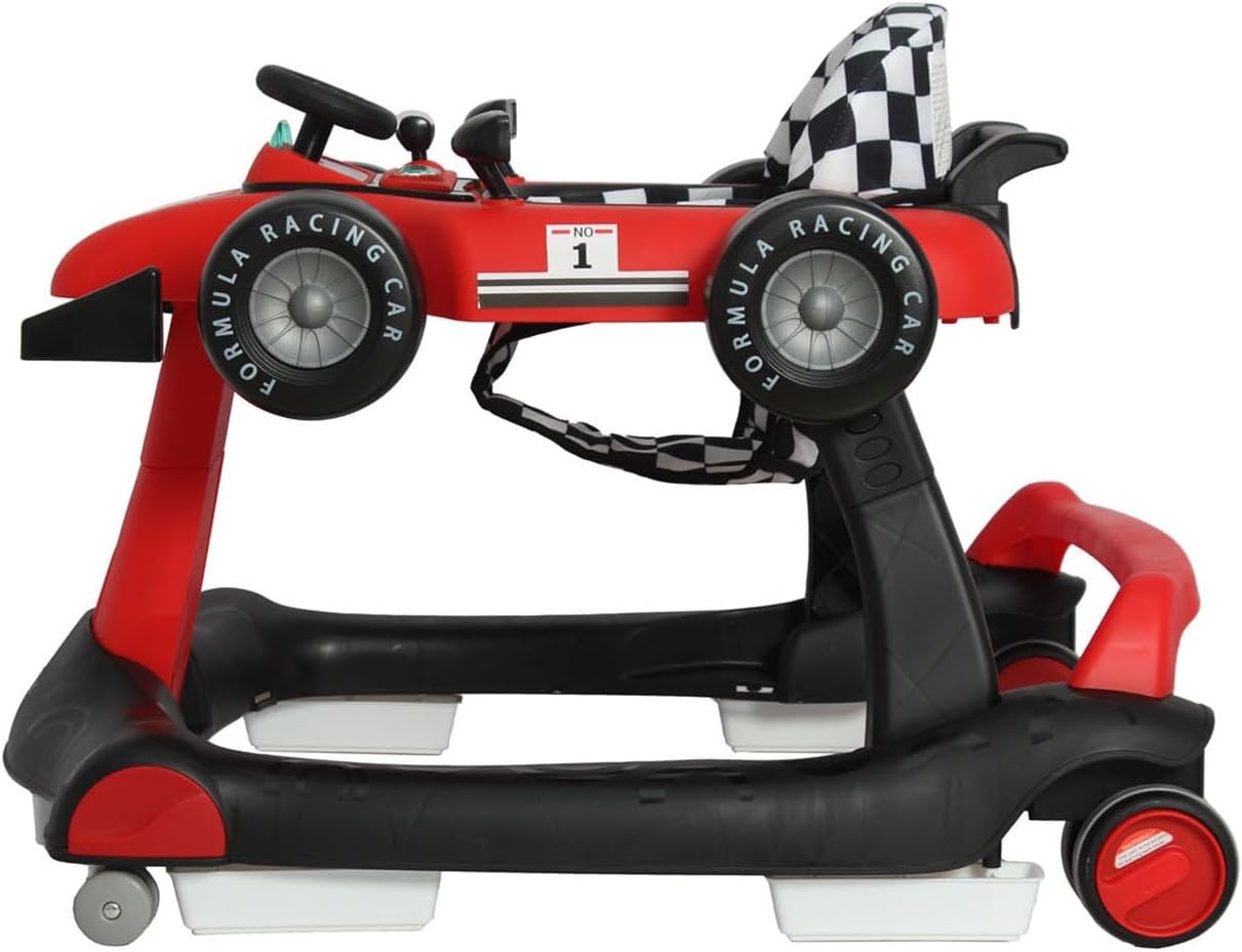 Olmitos - Andador bebé 3 en 1 RACING: Correpasillos y Carrito de Empuje para bebés – a partir de 6 meses para aprendizaje