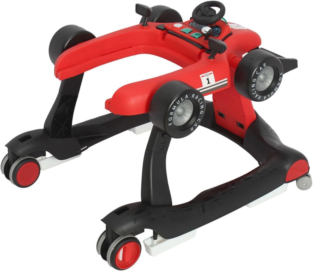 Olmitos - Andador bebé 3 en 1 RACING: Correpasillos y Carrito de Empuje para bebés – a partir de 6 meses para aprendizaje