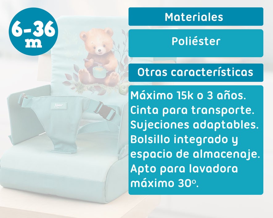 Trona Portátil Osito de Kiokids