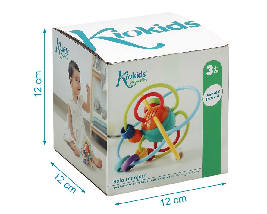 Bola de chocalho Kiokids