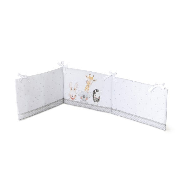 Funda Nórdica Cuna Desenfundable + Chichonera Acuarela de Interbaby