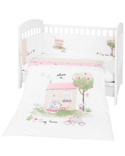 Edredón y Protector Cuna My Home 60x120 cm de Kikkaboo