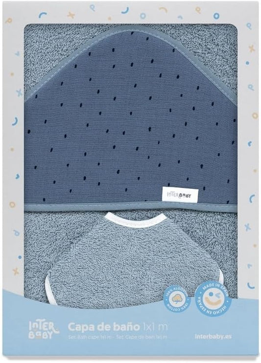 Capa de Baño Muselina Puntos de Interbaby