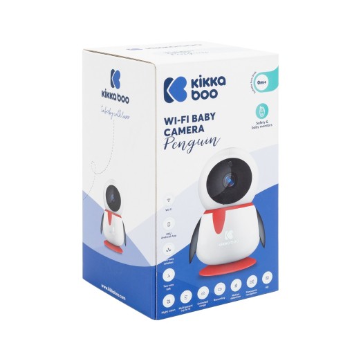 Cámara WiFi para bebés Penguin de kikkaboo