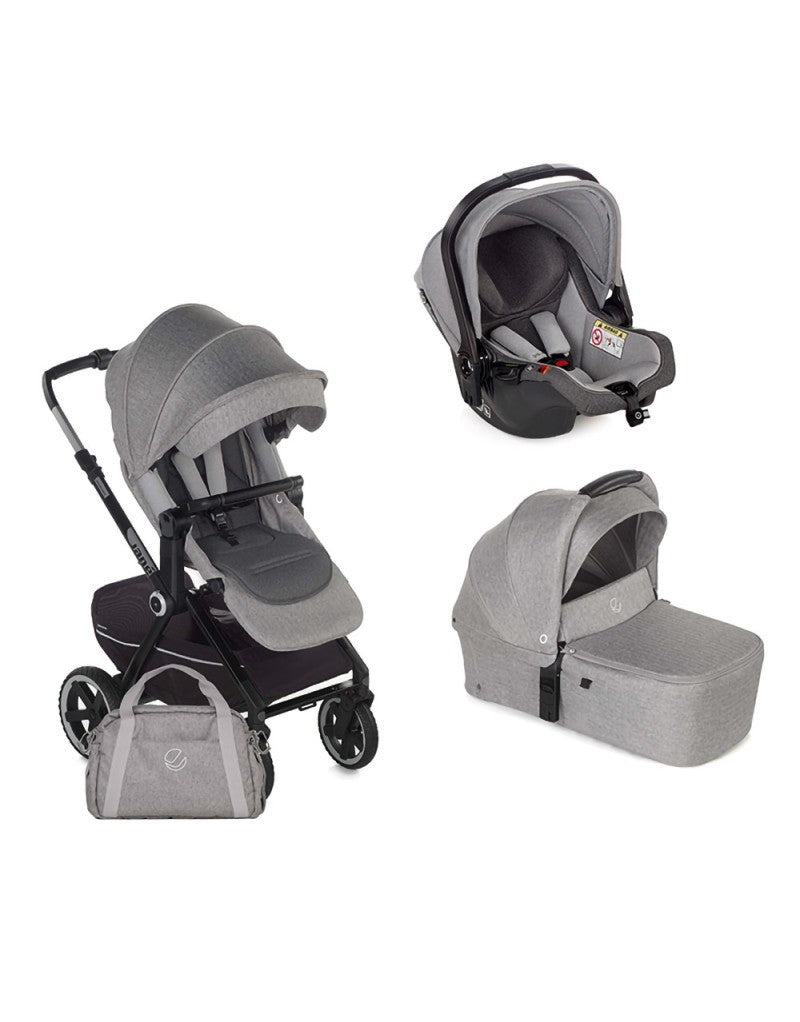 Cochecito Crosslight + Capazo Sweet + portabebé Koos iSize R1 de Jané