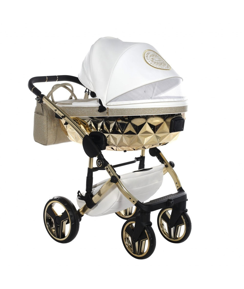 Duo de carrinhos com glitter artesanais da Junama