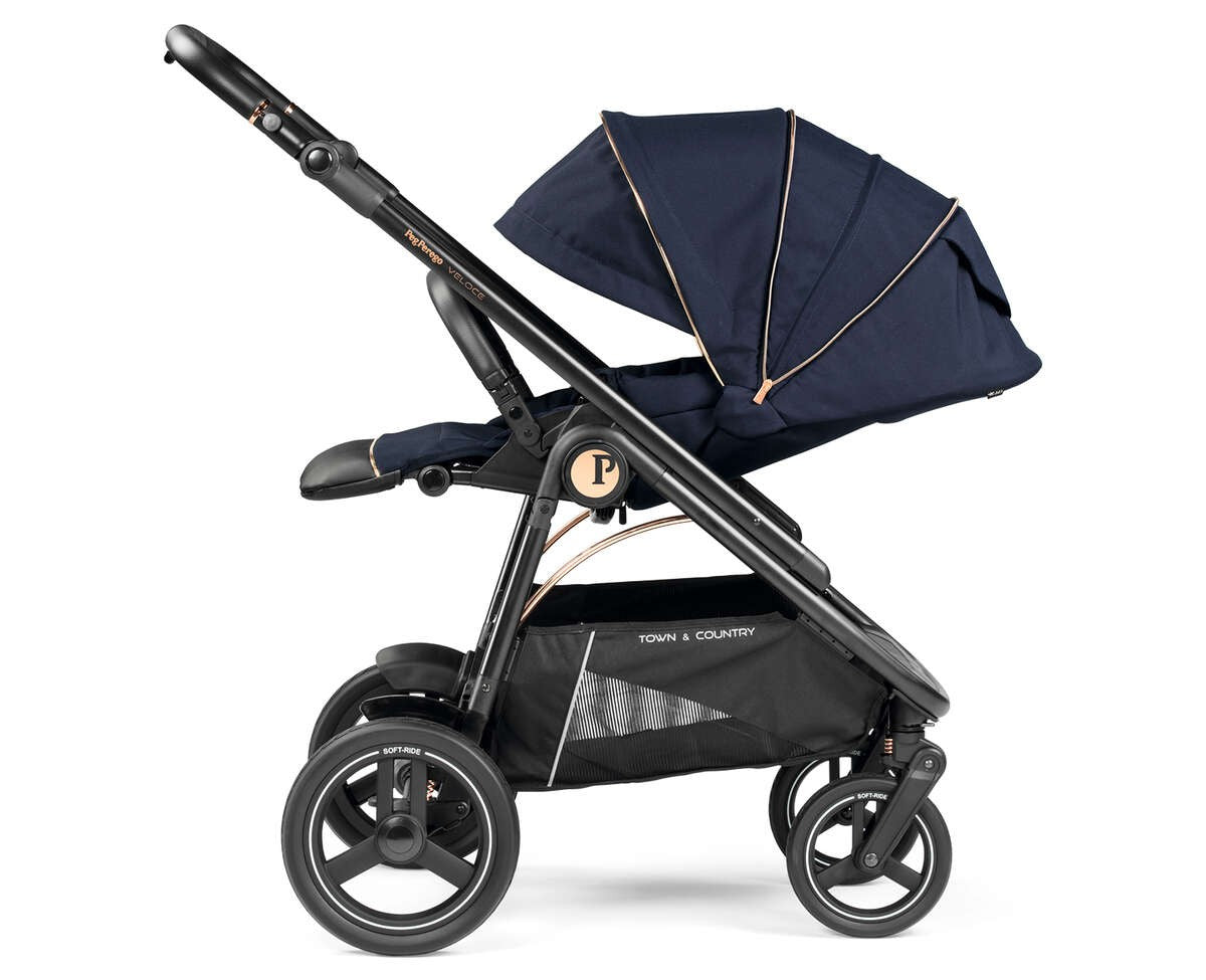 Duo Cochecito Veloce Belvedere con Soporte para Capazo de Peg Perego
