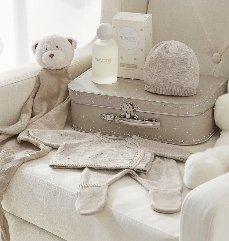 Set 3 piezas tricot algodón orgánico bebé 19361 Mayoral