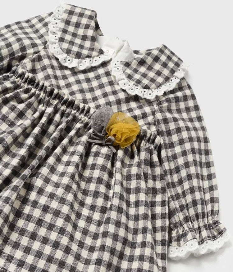 Vestido con cubrepañal Better Cotton 2866 Mayoral