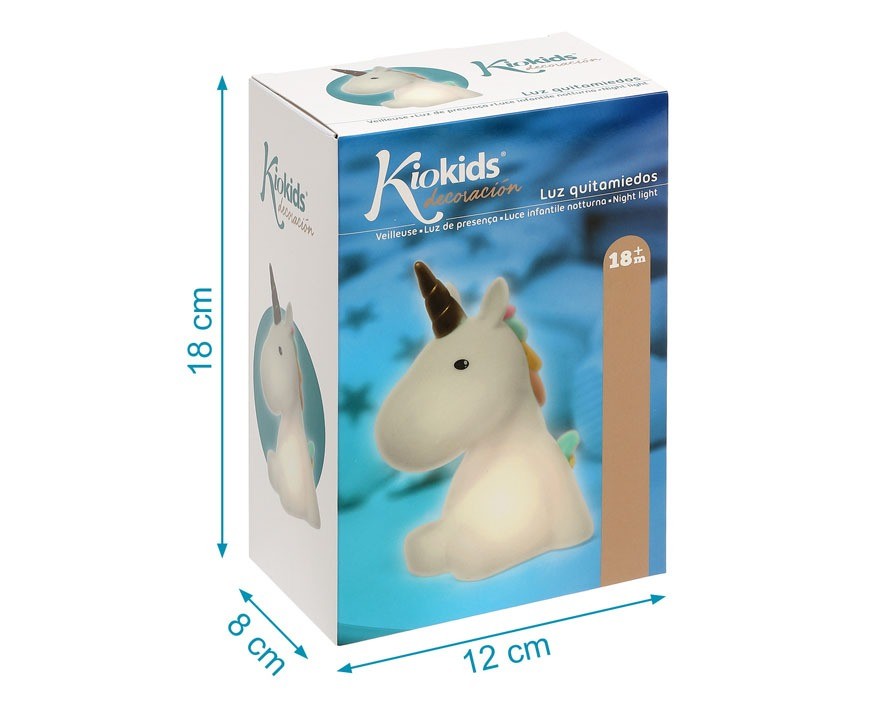 Luz quitamiedos decorativa unicornio de Kiokids