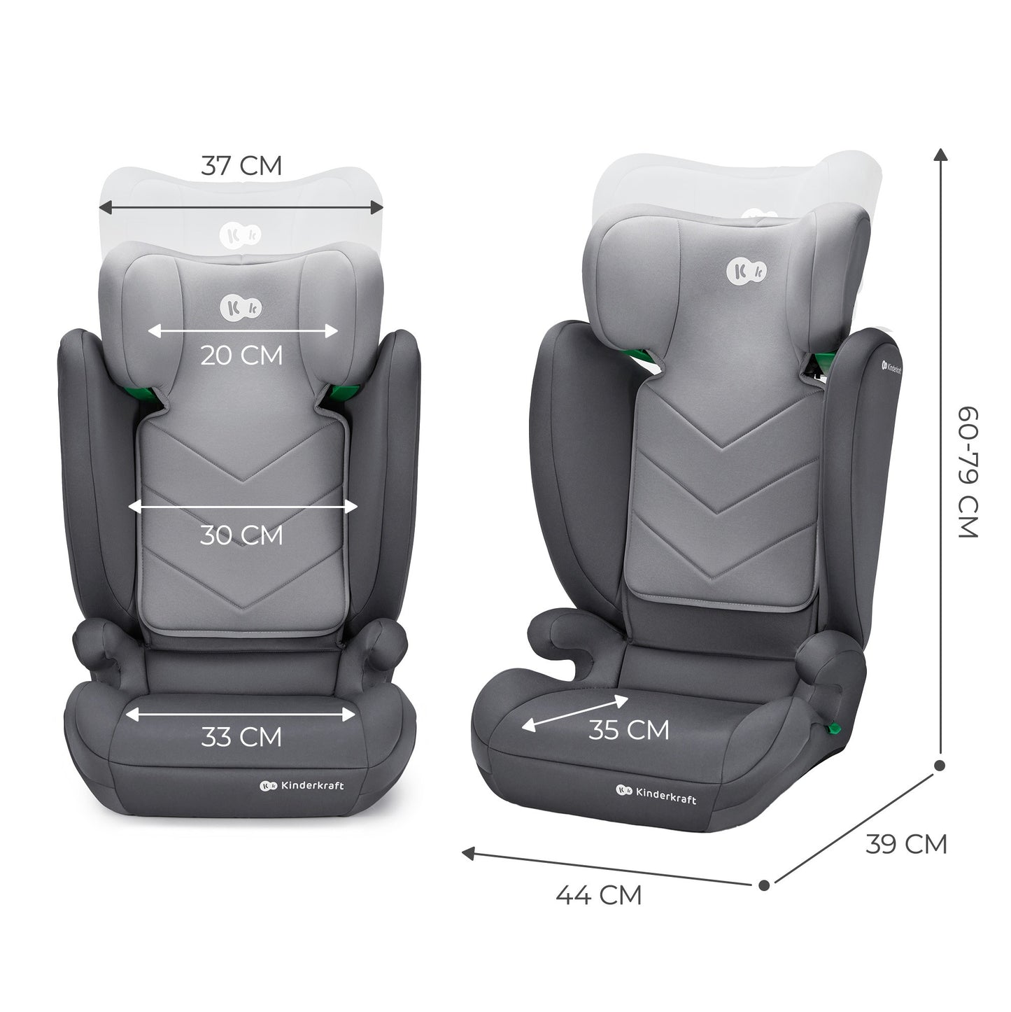 Cadeirinha de carro i-Size I-SPARK (100-150 cm) da Kinderkraft