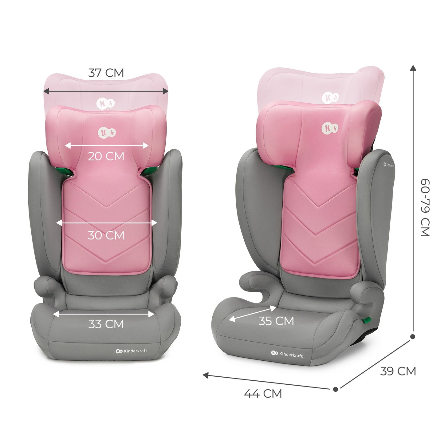 Cadeirinha de carro i-Size I-SPARK (100-150 cm) da Kinderkraft