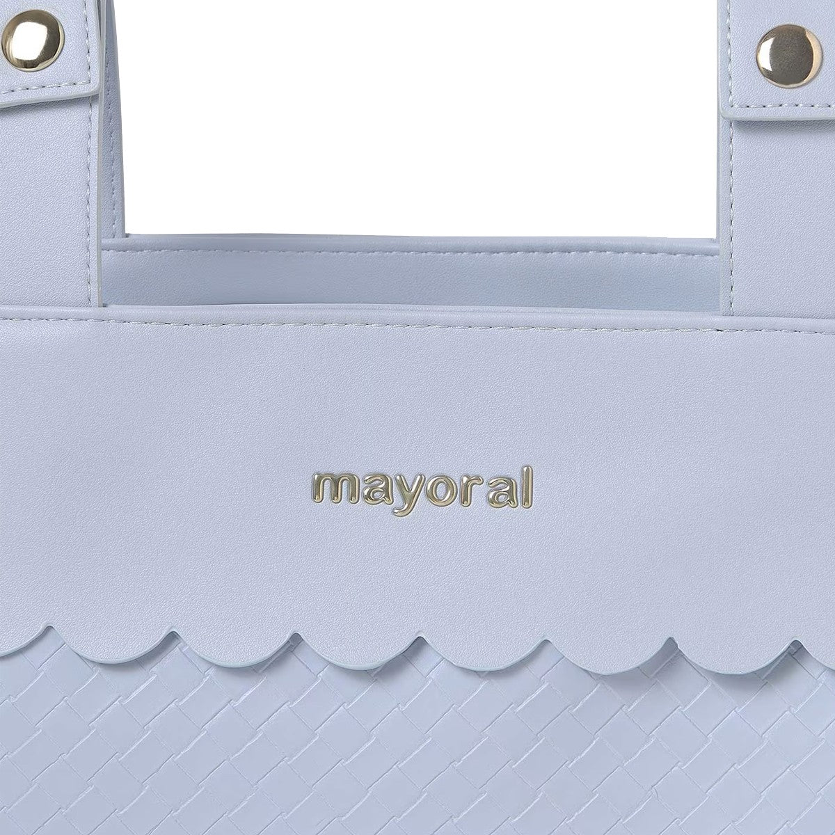 Mayoral - Bolso Panera Trenzado Pequeño de Bebé: Espacioso y Universal con Asas para Silla de Paseo