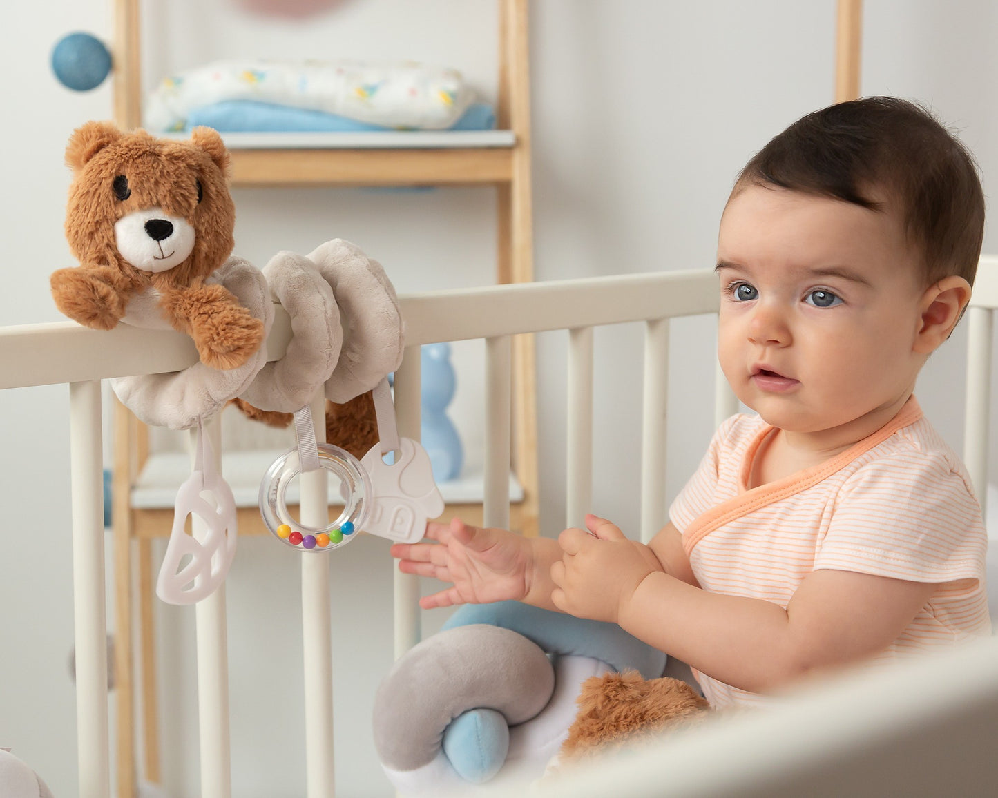 Espiral de atividades do urso de pelúcia Kiokids (caixa)