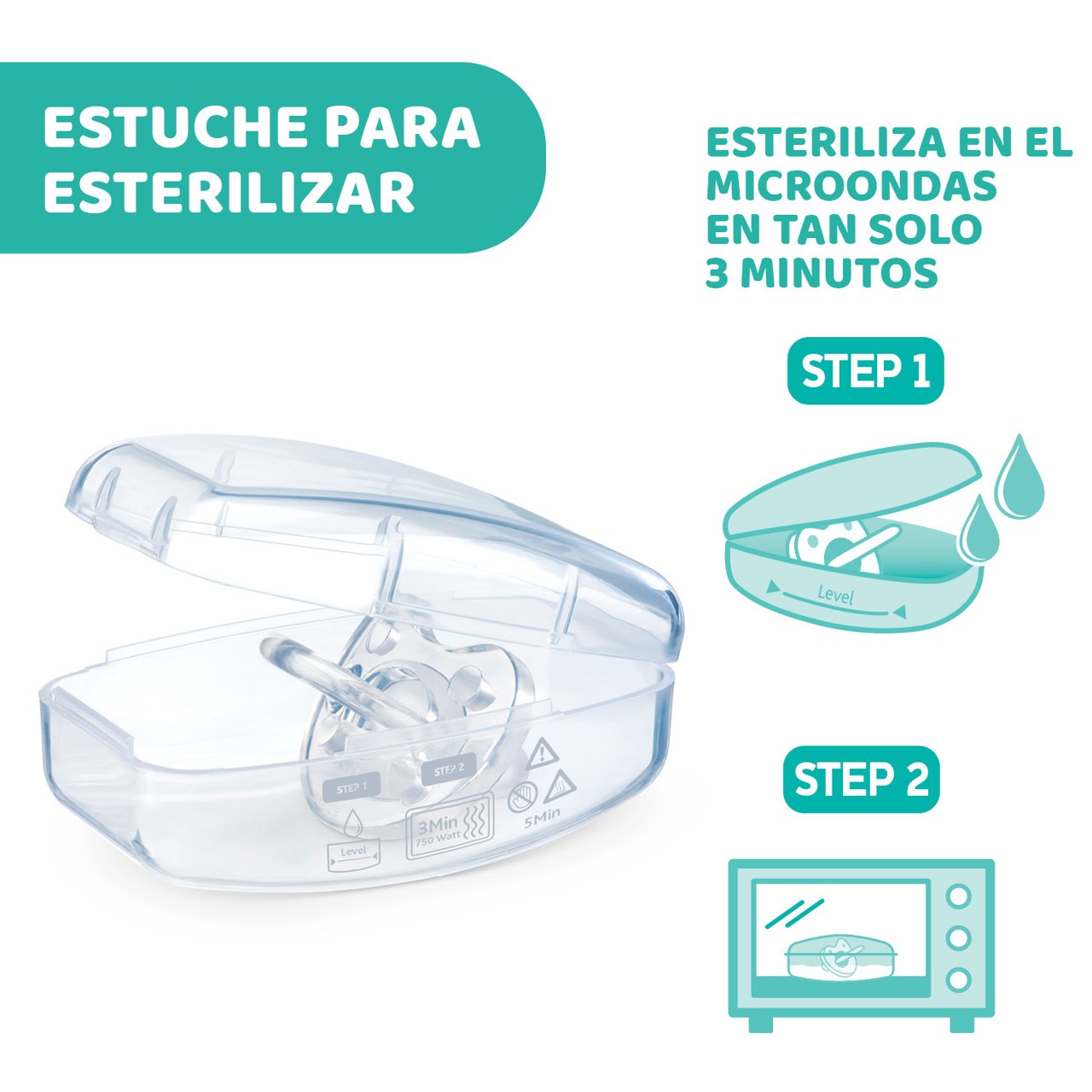 Chupeta de silicone Chicco Physio Luxe 2-6 meses