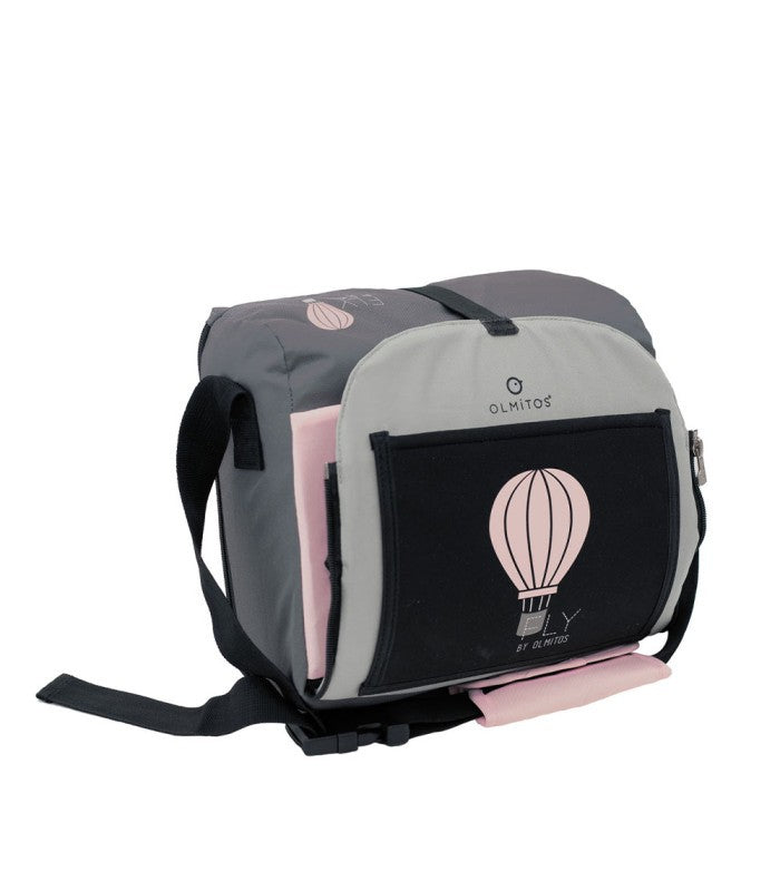 Trona Portátil Plegable Globo Rosa de Olmitos