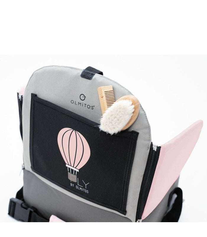 Trona Portátil Plegable Globo Rosa de Olmitos