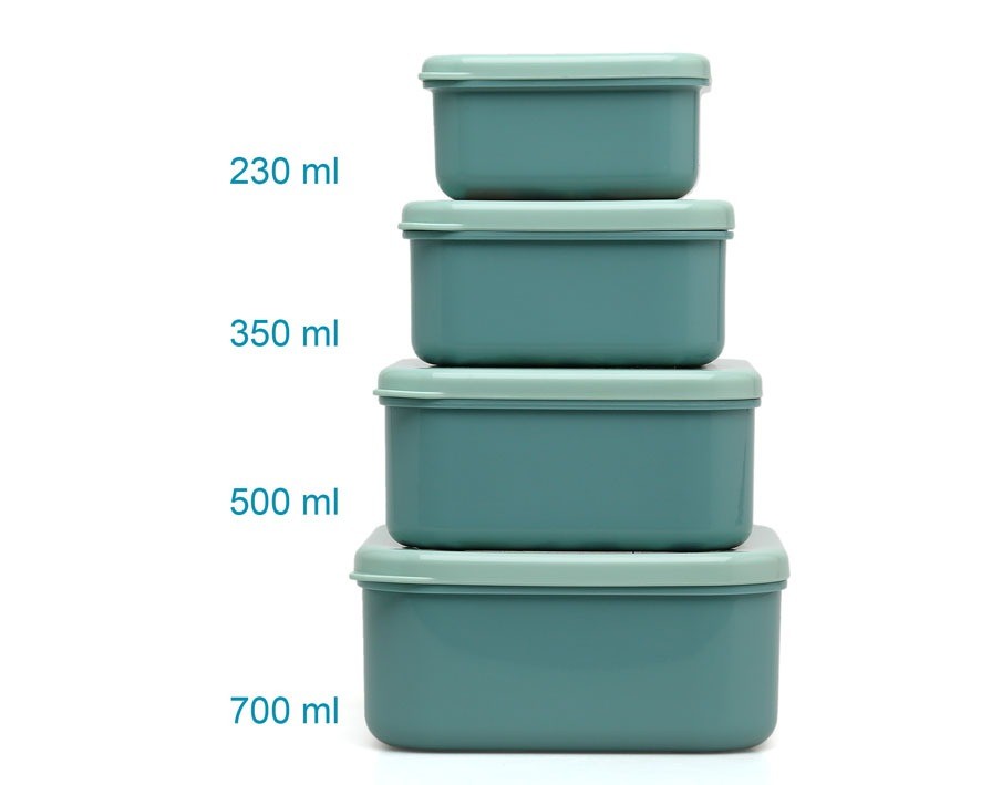 Set Porta-Alimentos 4 Unidades Ciervo/Oso de Kiokids