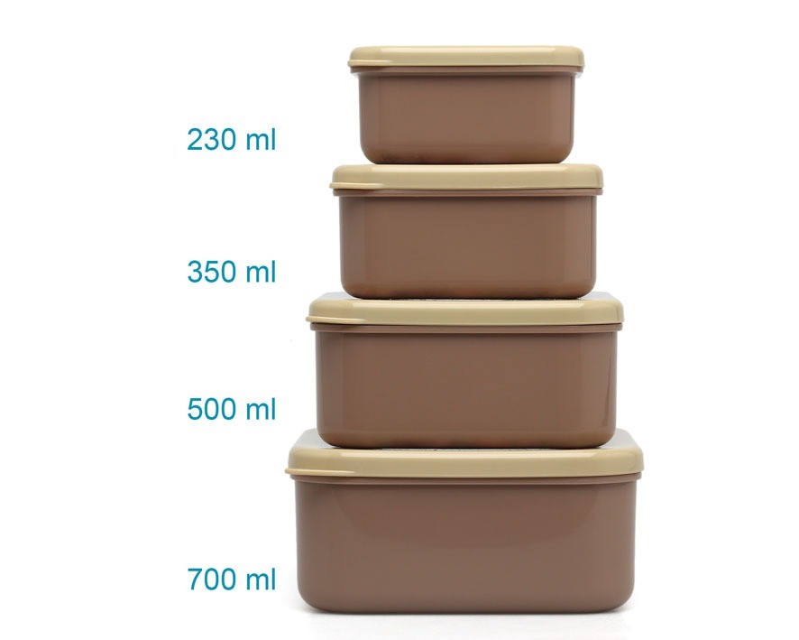 Set Porta-Alimentos 4 Unidades Ciervo/Oso de Kiokids