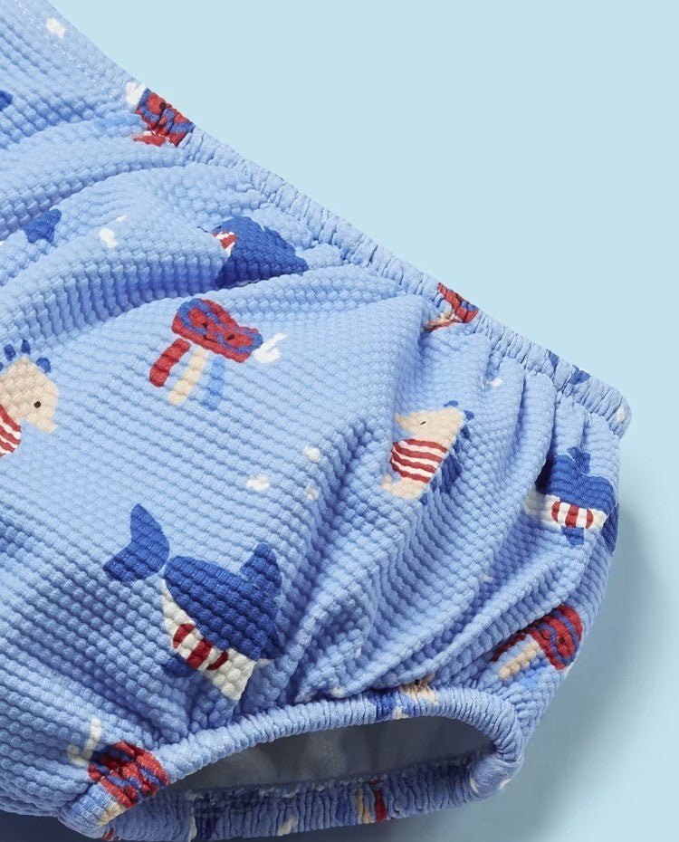 Conjunto de Bañador y Gorro Para Bebé 1619 de Mayoral