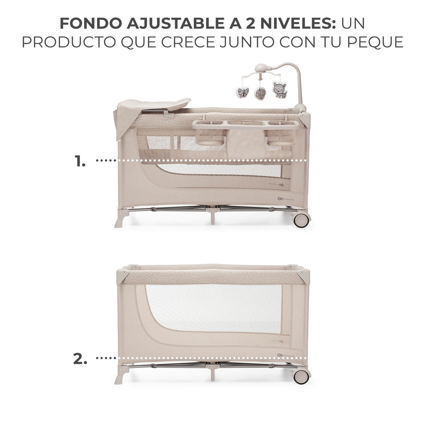 Cuna de viaje 3en1 multifunción JOY 2 (chollomania)