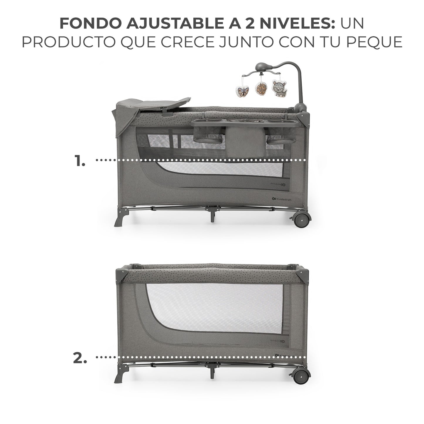 Cuna de viaje 3en1 multifunción JOY 2 (chollomania)