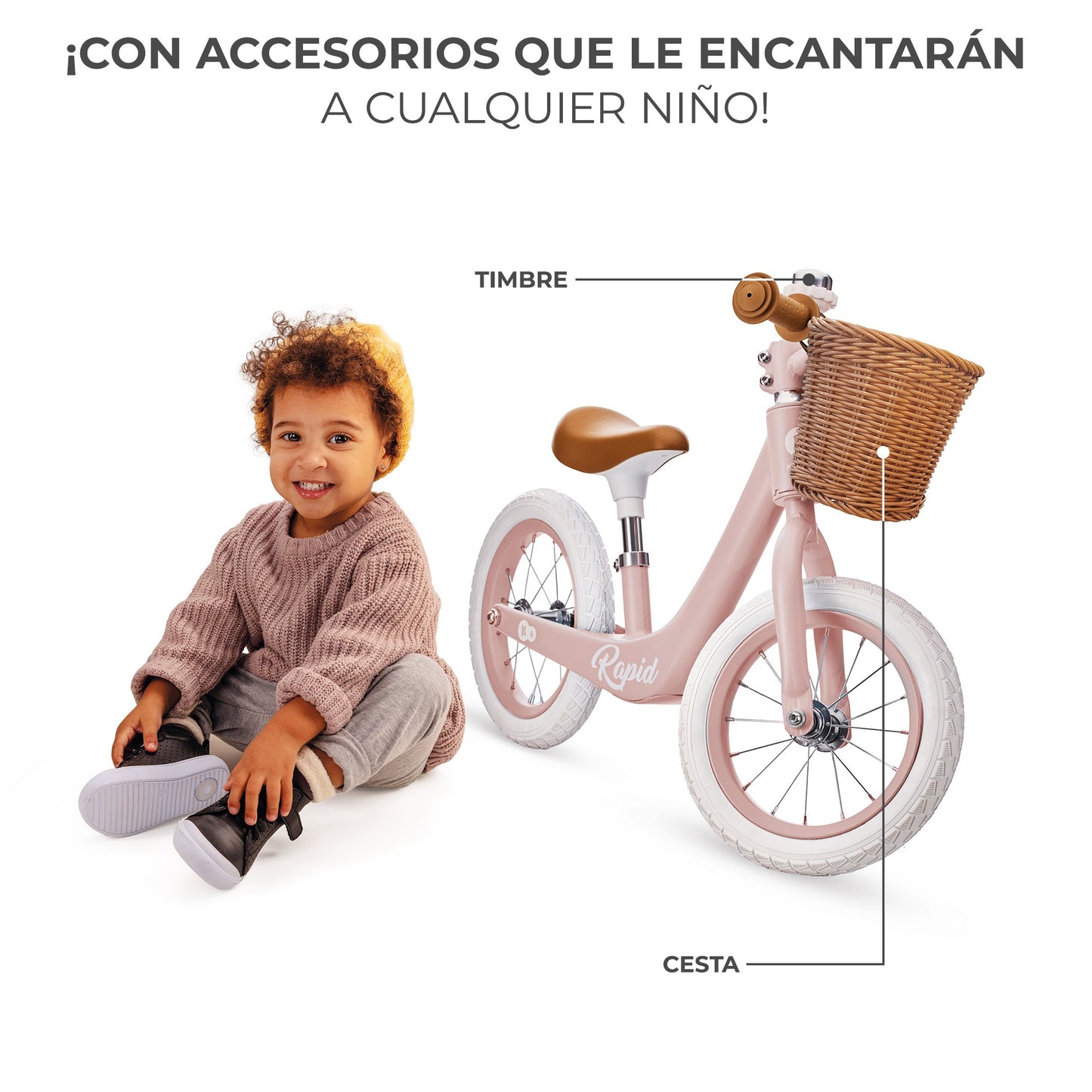 Bicicleta Sin Pedales RAPID 2 de Kinderkraft (chollomania)