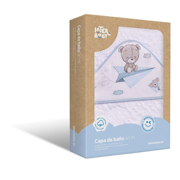 Capa de Baño Avion de Papel de Interbaby