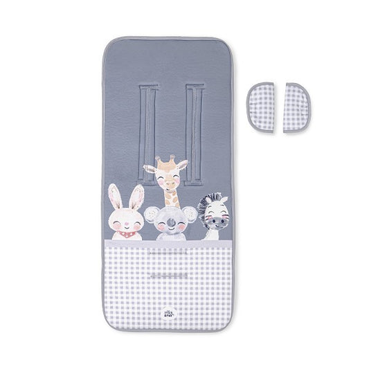 Colchoneta para silla de paseo Animales Acuarela de Interbaby