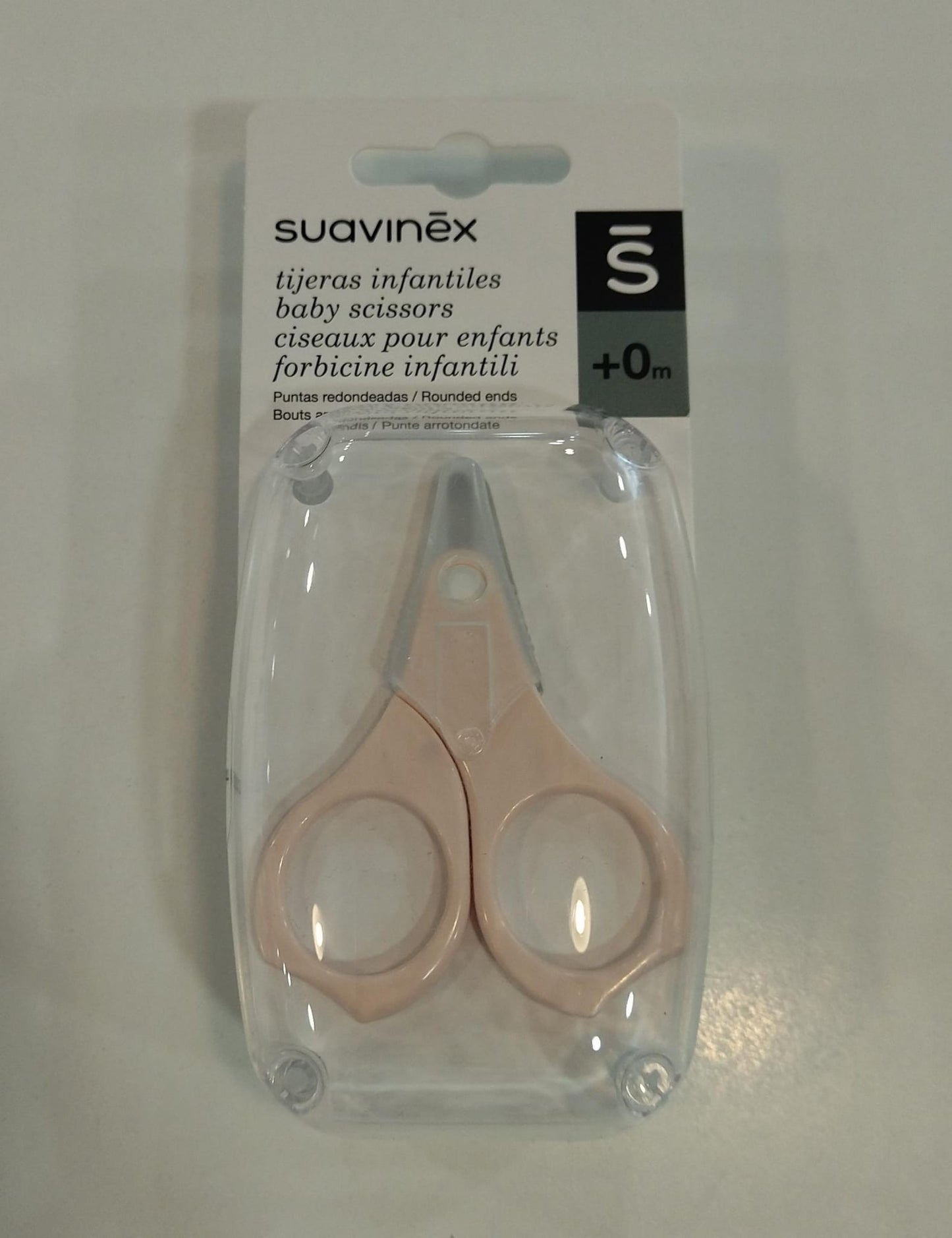 Tijeras para bebés redondeada de Suavinex