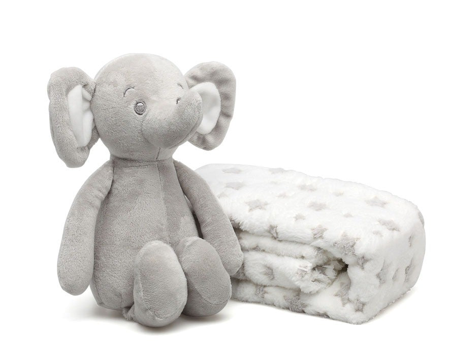 Manta y Peluche Elefante de Kiokids