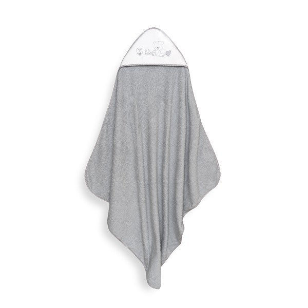 Capa de Baño + Babero Oso Corazón de Interbaby