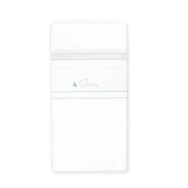 Conjunto de lençóis para berço Interbaby Baby Bear + porta-chupeta