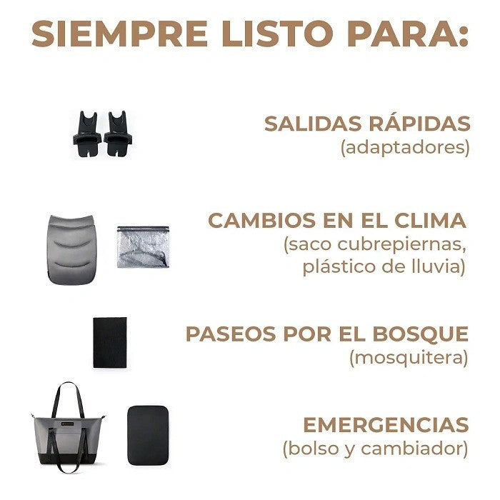 Duo Cochecito Prime 2 de Kinderkraft