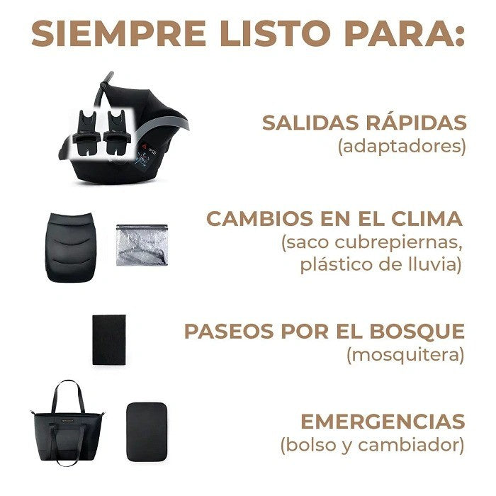 Duo Cochecito Prime 2 de Kinderkraft