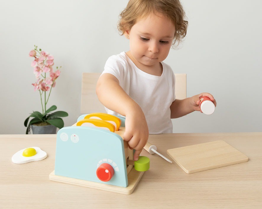 Juguete Tostadora en Madera de Kiokids