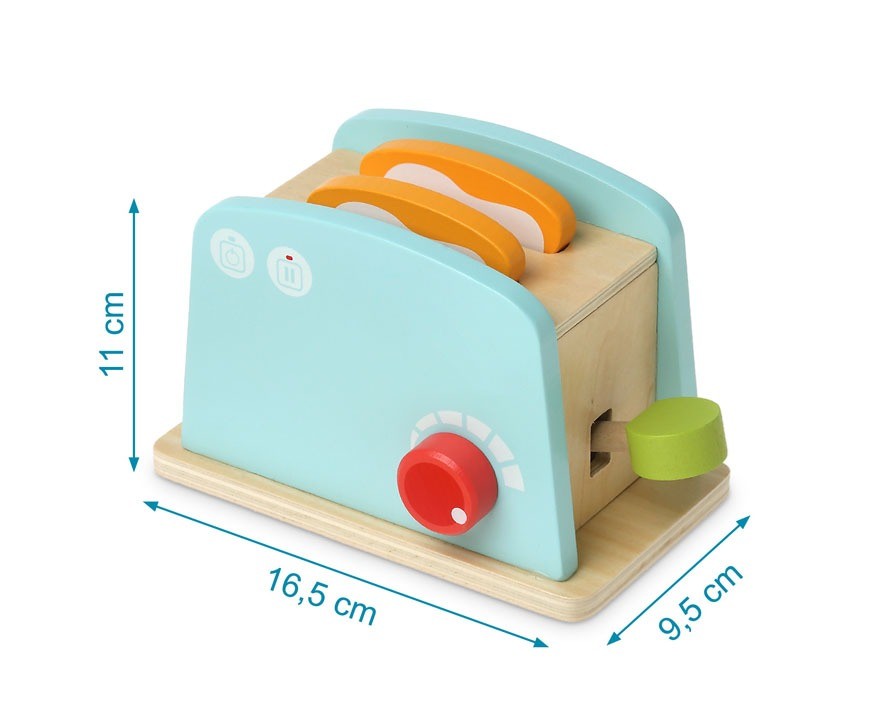 Juguete Tostadora en Madera de Kiokids