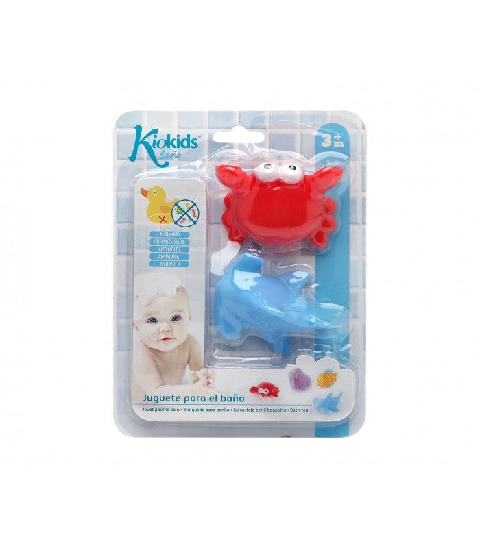Set de 2 Muñecos De Vinilo Antimoho Para El Baño De Kiokids