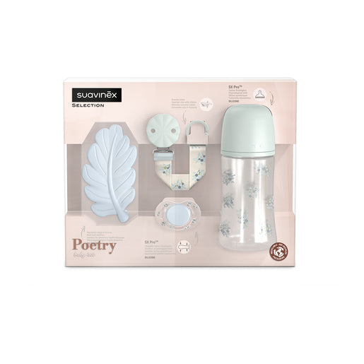 Set Regalo Bebé Chupete y Accesorios Poetry