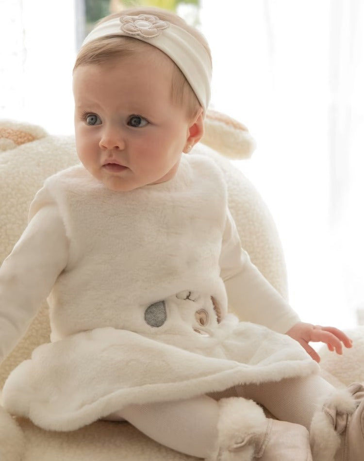 Vestido pelo con diadema Perrito 2890 Mayoral