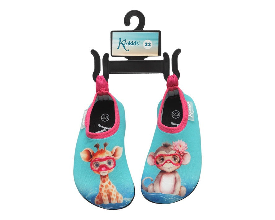 Botinhas de bebê Aquasocker Salvia Animal da Kiokids