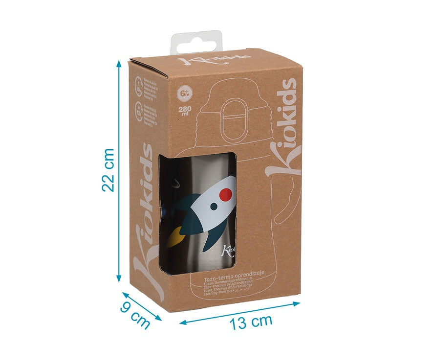 Taza - Termo Entrenamiento Cohete 280ml de Kiokids