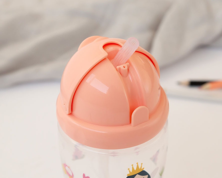 Botella con pajita 350ml de Kiokids