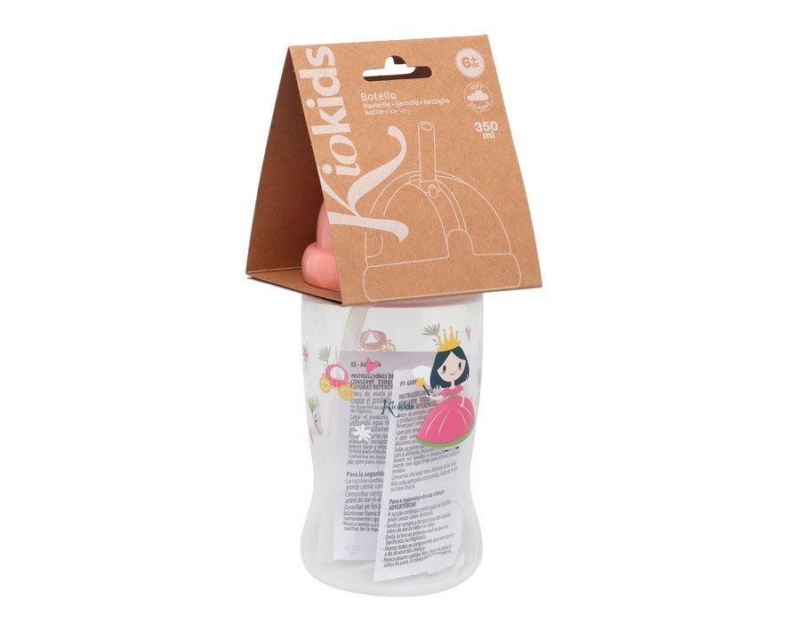 Botella con pajita 350ml de Kiokids