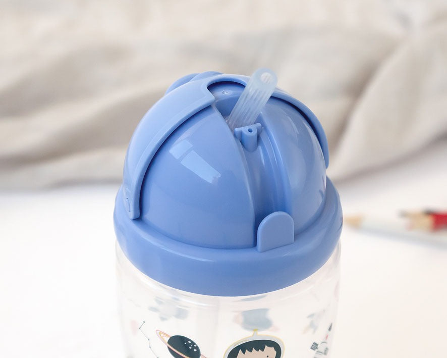 Botella con pajita 350ml de Kiokids